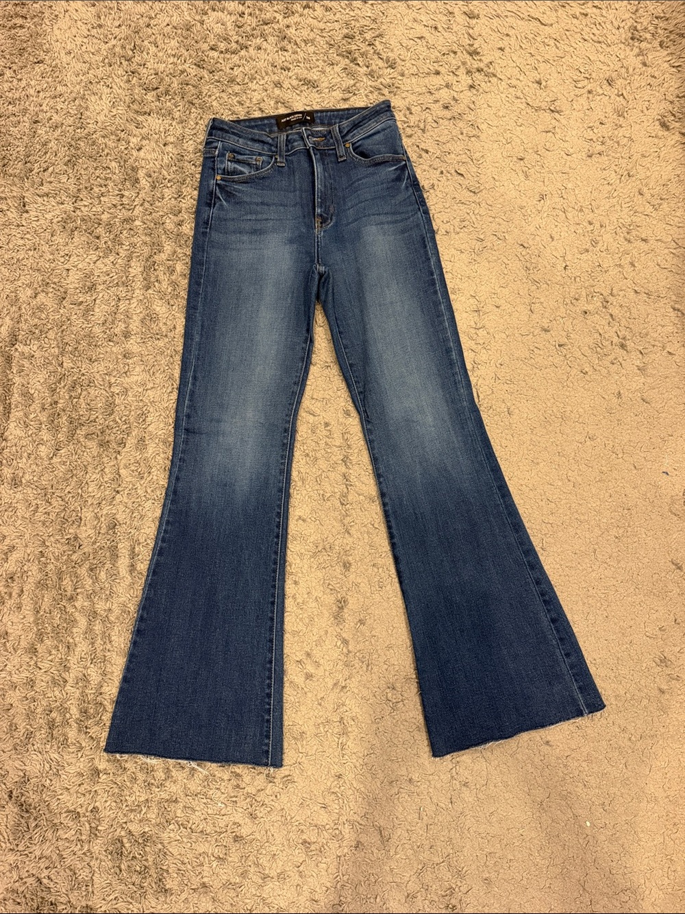 Just Black Denim, Mid Rise Bootcut Flare Jeans